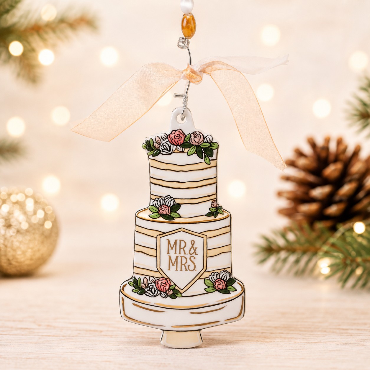 Wedding Cake Ornament
